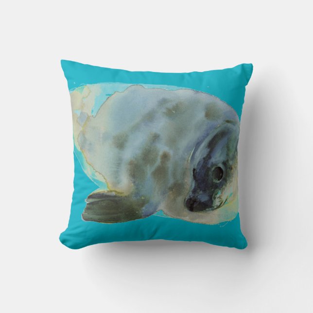 Aqua Green Kussen (Voorkant)