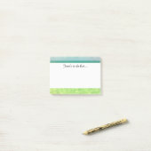 Aqua Green Ocean | Foto van Turks- en Caicoseiland Post-it® Notes (Op bureau)