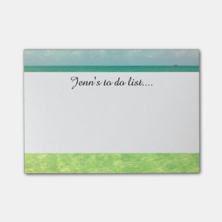 Aqua Green Ocean | Foto van Turks- en Caicoseiland Post-it® Notes