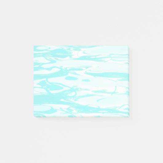Aqua Green Pool Water Abstracte achtergrond Post-it® Notes (Voorkant)