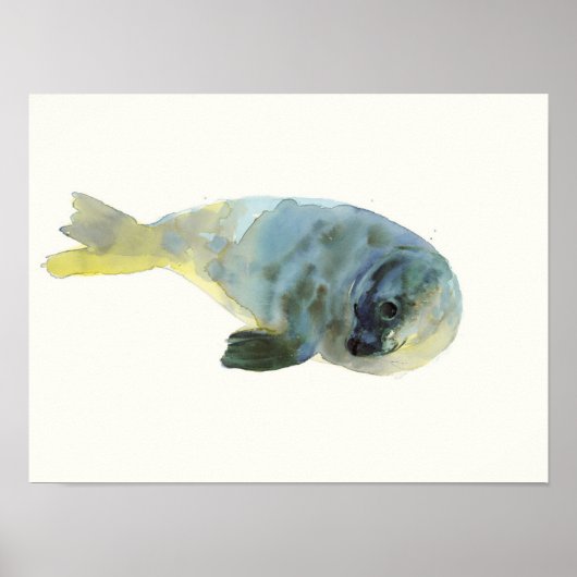 Aqua Green Poster (Voorkant)