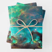 Aqua Green Star Cluster NGC 2074 LMC Inpakpapier Vel (In situ)