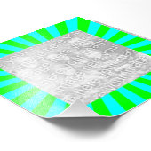 Aqua Green Starburst - photo (Coin)