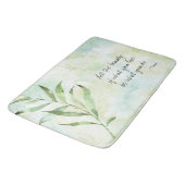 Aqua Green Waterverf laat Rumi citaat Badmat (Gekanteld)