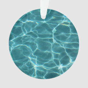 Aqua Groene Zwembad Foto Ornament