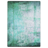 Aqua Grunge Boho Pattern-klembord Klembord (Achterkant)