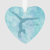 Aqua Gymnast sur Motif Turquoise (devant)