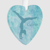 Aqua Gymnast sur Motif Turquoise (devant)