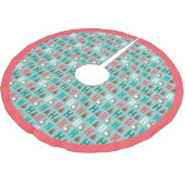 Aqua Ho Ho Ho Armadillo Kerstboom Rok (Gekanteld)