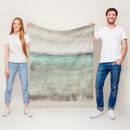 Aqua Horizon Fleece Deken (In situ)