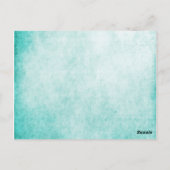 Aqua Hummingbird Waterverf Tafelnummer (Achterkant)