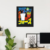 Aqua Hunger Force Japanse Comic Poster (Thuiskantoor)