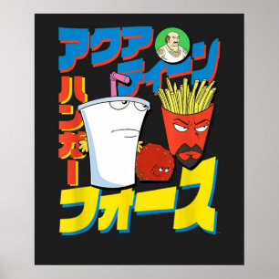 Aqua Hunger Force Japanse Comic Poster