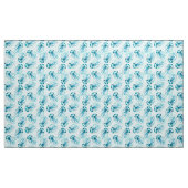 Aqua Jellyfish Waterverf Pattern Stof (Yard (91,4 cm))