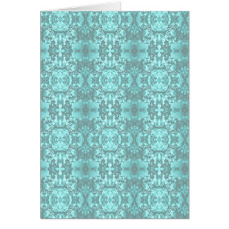 Aqua kaleidoscoop-briefkaart