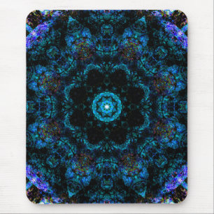Aqua Kaleidoscope-effect Muismat