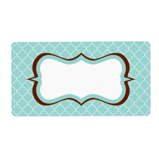 Aqua Kant Labels (Voorkant)