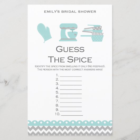 Aqua Kitchen Vrijgezellenfeest Game PRINTED (Voorkant)