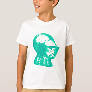 Aqua Knight Armor Medieval Helmet Knachten T-shirt