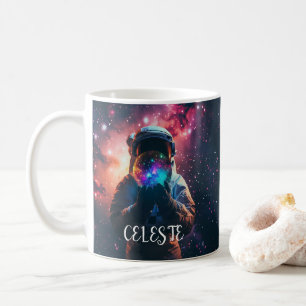 Aqua Kosmisch Mysterie Koffiemok