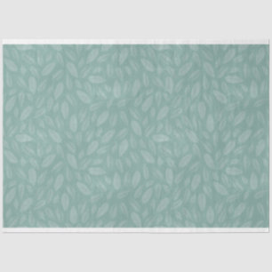 aqua leaf overall pattern tissuepapier