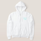 Aqua Lighthouse Zippered Hoodie (Laagn)
