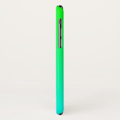 Aqua Limoen Gradient Case-Mate iPhone Case (Achterkant/links)