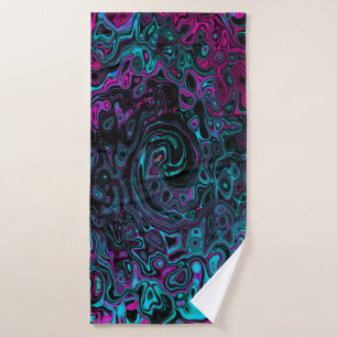 Aqua Magenta et Abstrait noir