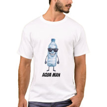 Aqua Man Grappig Brainrot Water T-shirt