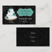 aqua Mariage Cuisiniers cartes de visite (Devant / Derrière)