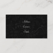 aqua Mariage Cuisiniers cartes de visite (Dos)