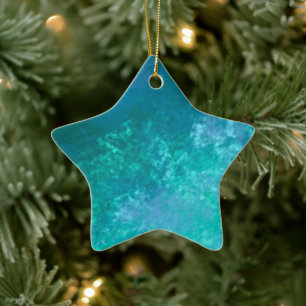 Aqua Marine Blauw groen Keramische Decoratie