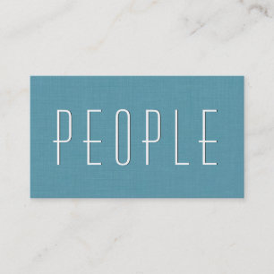 Aqua MENSELIJK MIDDELEN CONSULTANT Eenvoudige stij Visitekaartje