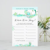 Aqua Mermaid Vrijgezellenfeest Game (Staand voorkant)