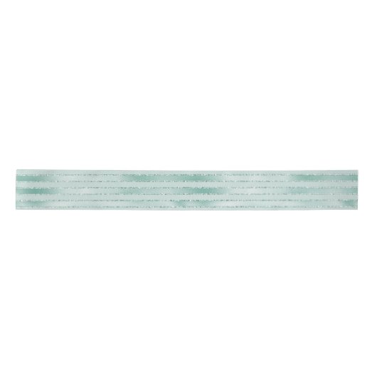  Aqua Mint Glitzy Glitter Stripes     Lint (Voorkant)