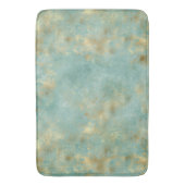 Aqua Mint Gold Glam Abstract Badmat (Voorkant Verticaal)
