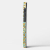 Aqua Mint Gold Glitz Glitter Leopard        Case-Mate iPhone Case (Achterkant / Links)