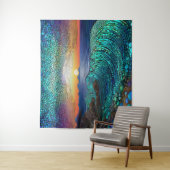 Aqua Mirage Zeegezicht Wandkleed (In situ)