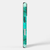 Aqua modern doorzichtig ontwerp telefoonhoes Case-Mate iPhone case (Achterkant / Rechts)