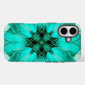 Aqua modern doorzichtig ontwerp telefoonhoes Case-Mate iPhone case (Achterkant (horizontaal))