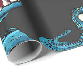 Aqua Monster Running Baby Bodysuit Cadeaupapier