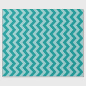 Aqua Moroccan Moods Chevrons Cadeaupapier (Vlak)