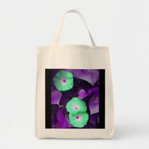 Aqua N Violet Morning Glories Sac