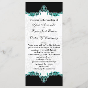 aqua noir programme de mariage