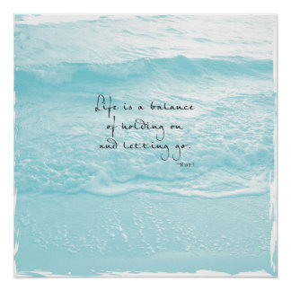 AQUA OCEAAN FOTO MET RUMI QUOTE PERFECT POSTER