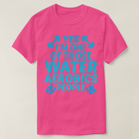 Aqua-oefening 3 t-shirt (Design voorkant)