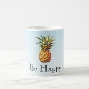 Aqua Ombre Happy Tropical Pineapple Koffiemok