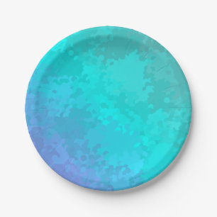 Aqua Ombre Papieren Bordje