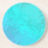 Aqua Ombre Zandsteen Onderzetter (Voorkant)