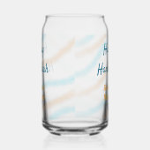 Aqua orange happy Hanoukka ajouter un nom message (Droite)